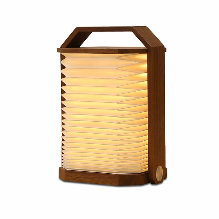 Gingko - Smart Origami Lampe /Walnuss