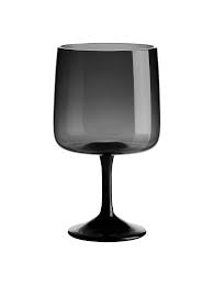 Asa Stielglas grau/beere