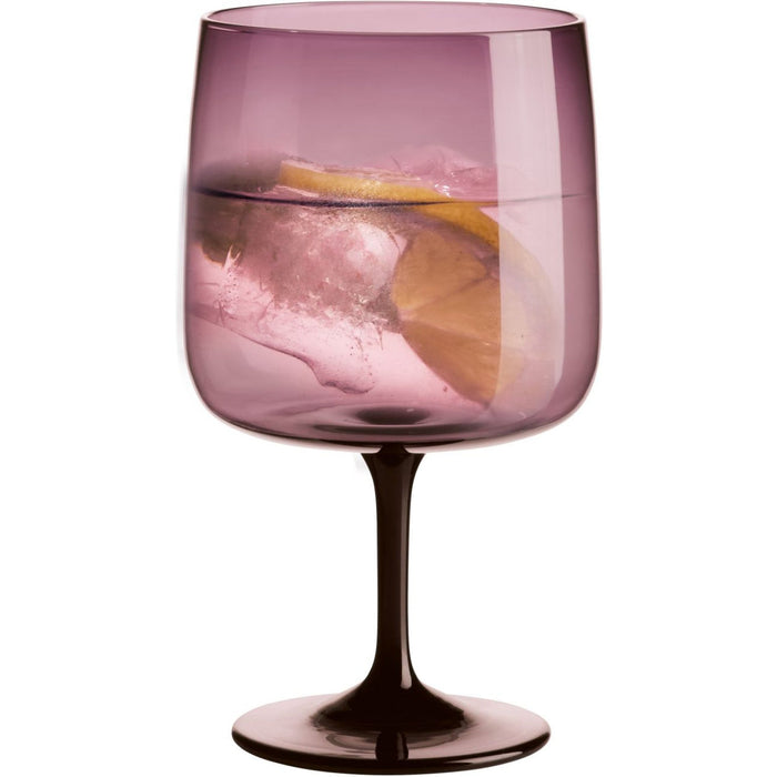 Asa Stielglas grau/beere